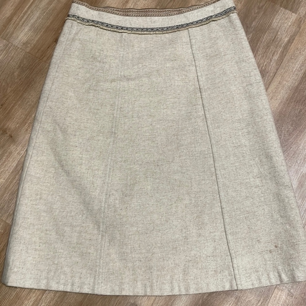 “Vintage GAP” boiled wool blend skirt